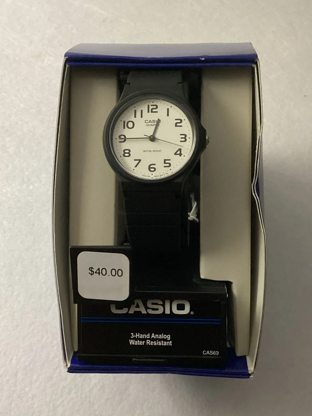 Casio Unisex Black Resin Strap Watch 35mm